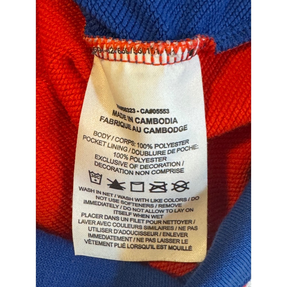 Nike Dri-FIT Colorblock Full Zip Hoodie Jacket Blue Red Black Men's L - Picture 10 of 10